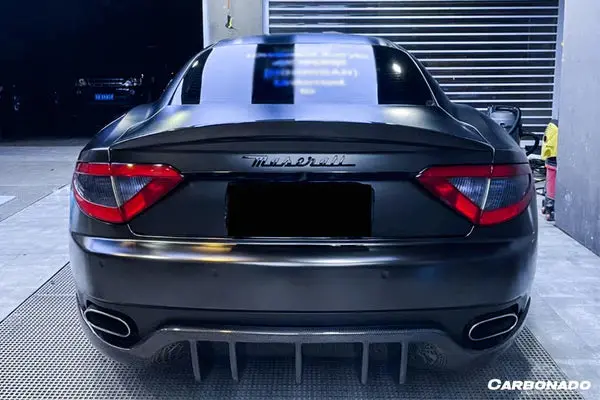 Carbonado 2007-2018 Maserati Granturismo Mc Style Carbon Fiber Rear Diffuser 1