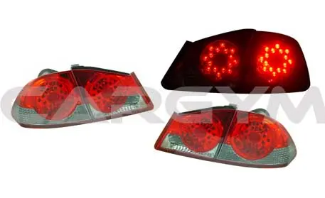 Acura Csx / Honda Jdm Civic 2006+ Red & Smoke Led Taillight 1