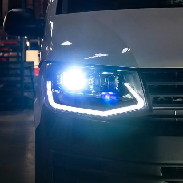 Transporter T6 Headlights - V3 Led Drl - Black 1