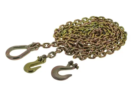 Hulk Drag Chain 8Mm X5m 8000Kg Material G70 20Mn2 W/3 Hooks 1