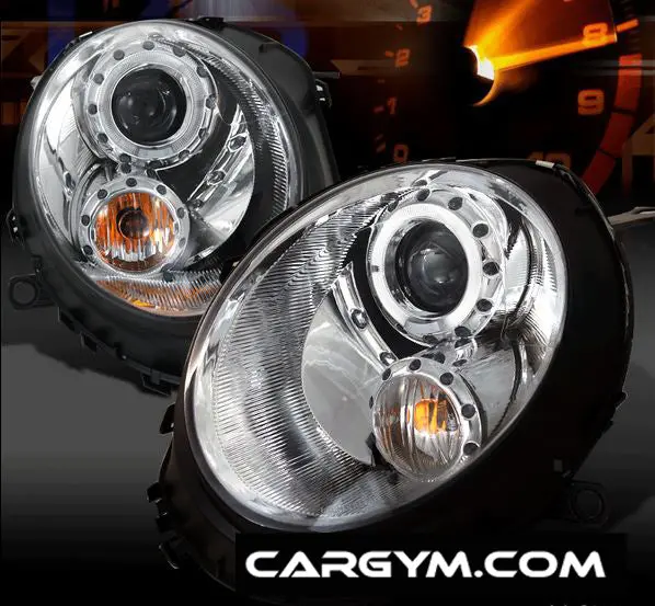 Mini Cooper 06-11 Chrome Housing Led Projector Headlight 1