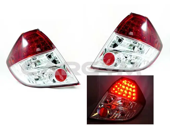 Honda 2008+ Fit / Jazz Red & Clear Led Taillight 1