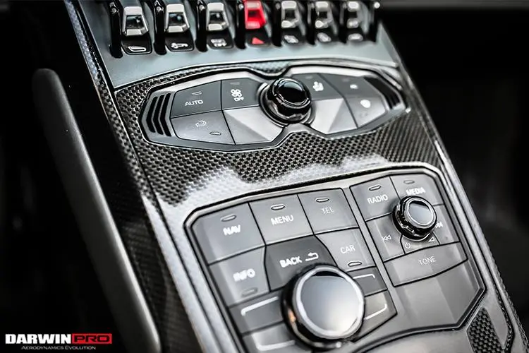 Darwinpro 2015-2019 Lamborghini Huracan Lp610/Lp580 Autoclave Carbon Fiber Center Console Tunnel 1