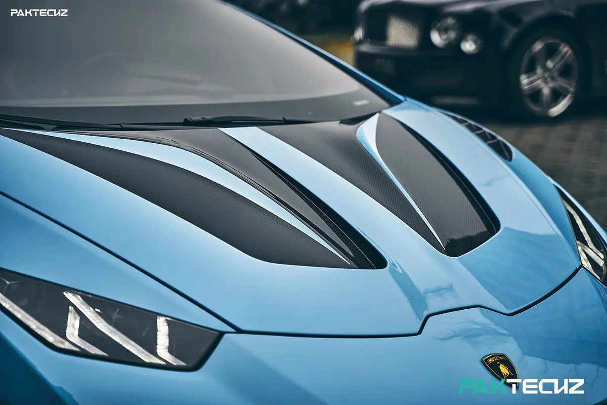 Paktechz Carbon Fiber Front Hood Bonnet For Lamborghini Huracan Lp580 Lp610 Evo 1