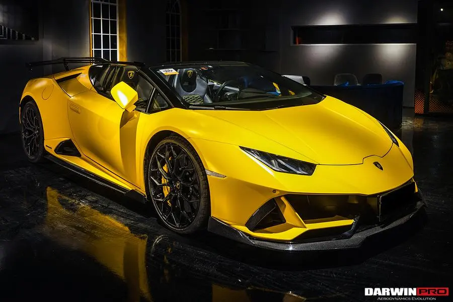 Darwinpro 2019-2022 Lamborghini Huracan Evo Od Style Dry Carbon Side Skirts 1