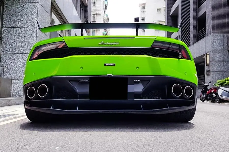 Darwinpro 2015-2020 Lamborghini Huracan Lp610/Lp580 Ao Style Carbon Fiber Rear Diffuser 1