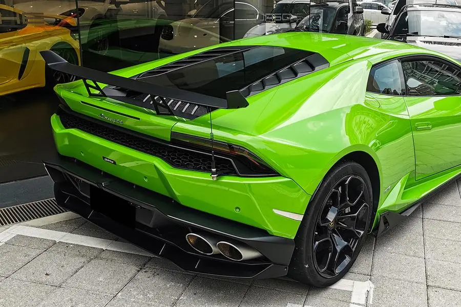 Darwinpro 2015-2020 Lamborghini Huracan Lp610/Lp580 Ao Style Carbon Fiber Trunk Spoiler 1
