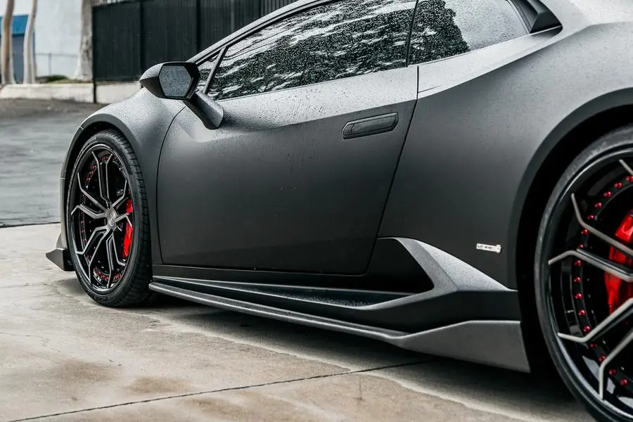 Carbonado 2015-2020 Lamborghini Huracan Lp610/Lp580 Ayp Style Carbon Fiber Side Skirts 1