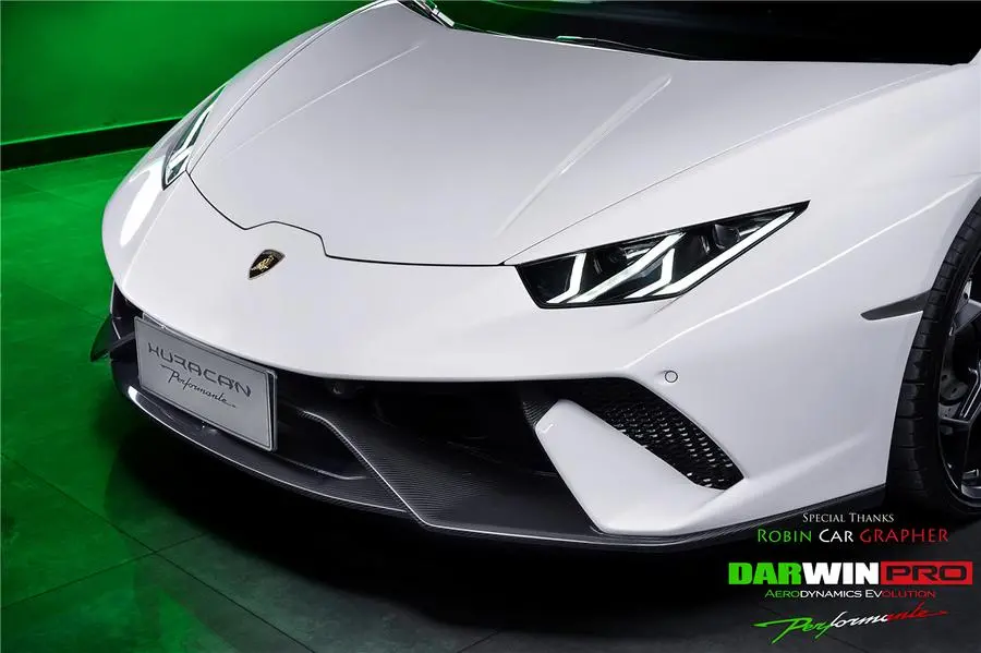 Darwinpro 2015-2020 Lamborghini Huracan Lp610/Lp580 Performante Style Partial Carbon Fiber Aero Full Kit 1