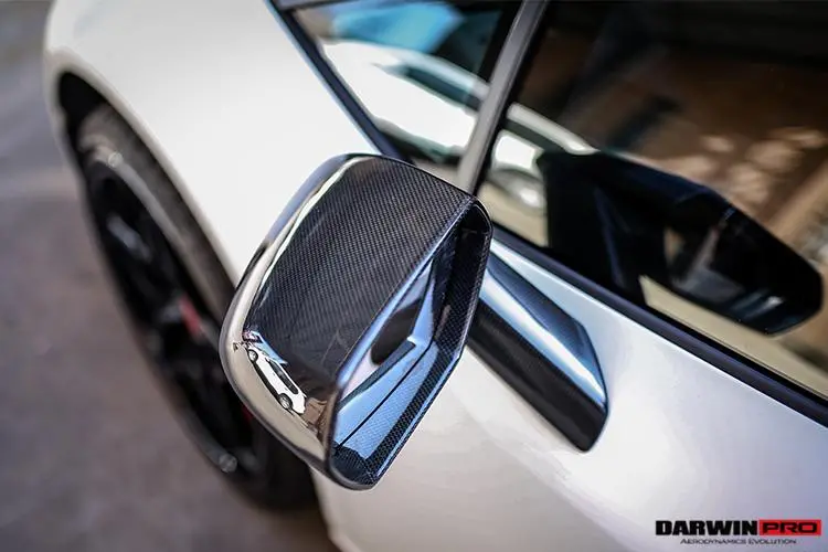 Darwinpro 2015-2019 Lamborghini Huracan Lp610/Lp580 Autoclave Carbon Fiber Mirror Replacement 1