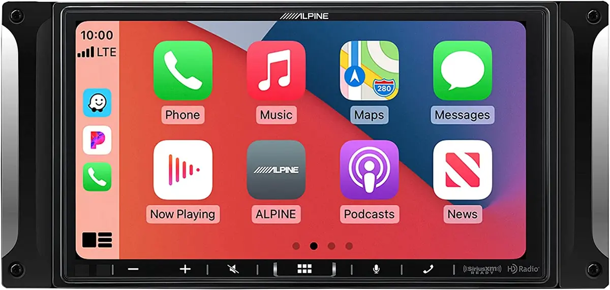 Alpine I407-Wra-Jk 7" Shallow Chassis Multimedia Receiver W / Powerstack For Jeep Wrangler 2007-Up 1