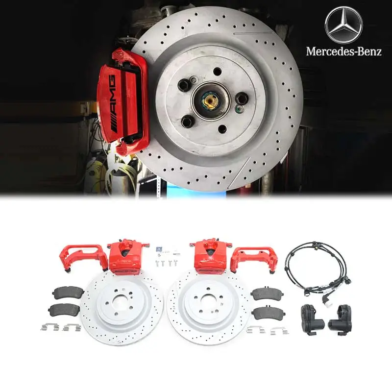 Mercedes-Benz S-Class W223 / Glc W253 X253 C253 W254 X254 C254 Amg Front 6 Pot & Rear 1 Pot Retrofit Brake Kit 2