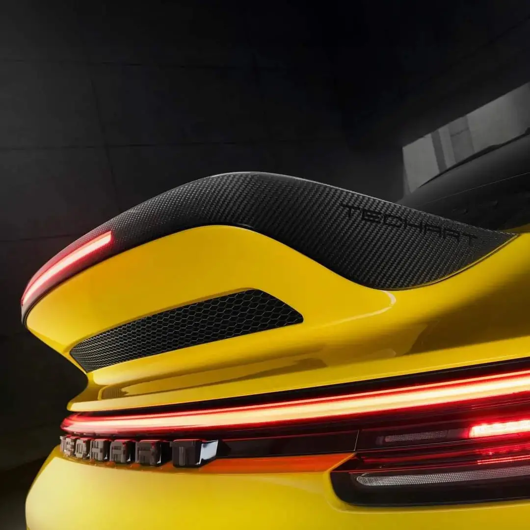 Dry Carbon Fiber Duck Lip Rear Spoiler Iii For Porsche 911 992 Carrera S / 4S / Gt3 Touring 2