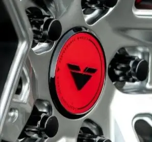 Vorsteiner V-Ff Series Red Center Caps 1