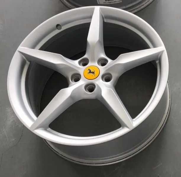 (Demo Car Wheels) 20" Ferrari F8 Tributo Forged 5-Spokes Oe Wheels 1