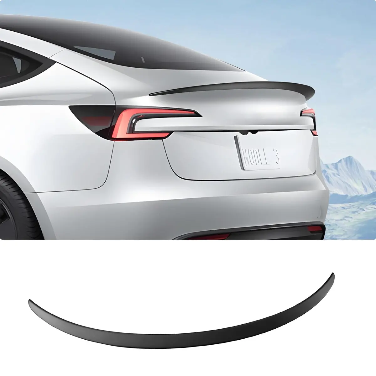 Tesla Model 3 Highland 2023+ Performance Rear Lip Spoiler 1
