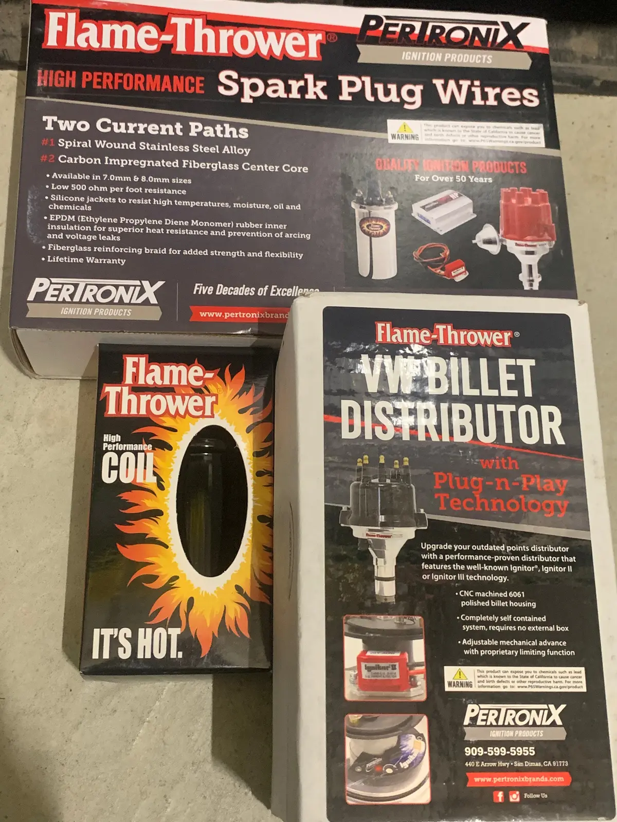 Pertronix Electronic Ignition, Leads, Coil & Dizzy 1