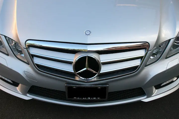 Mercedes-Benz W212 E-Class Silver & Chrome 2 Rows Front Grill 1