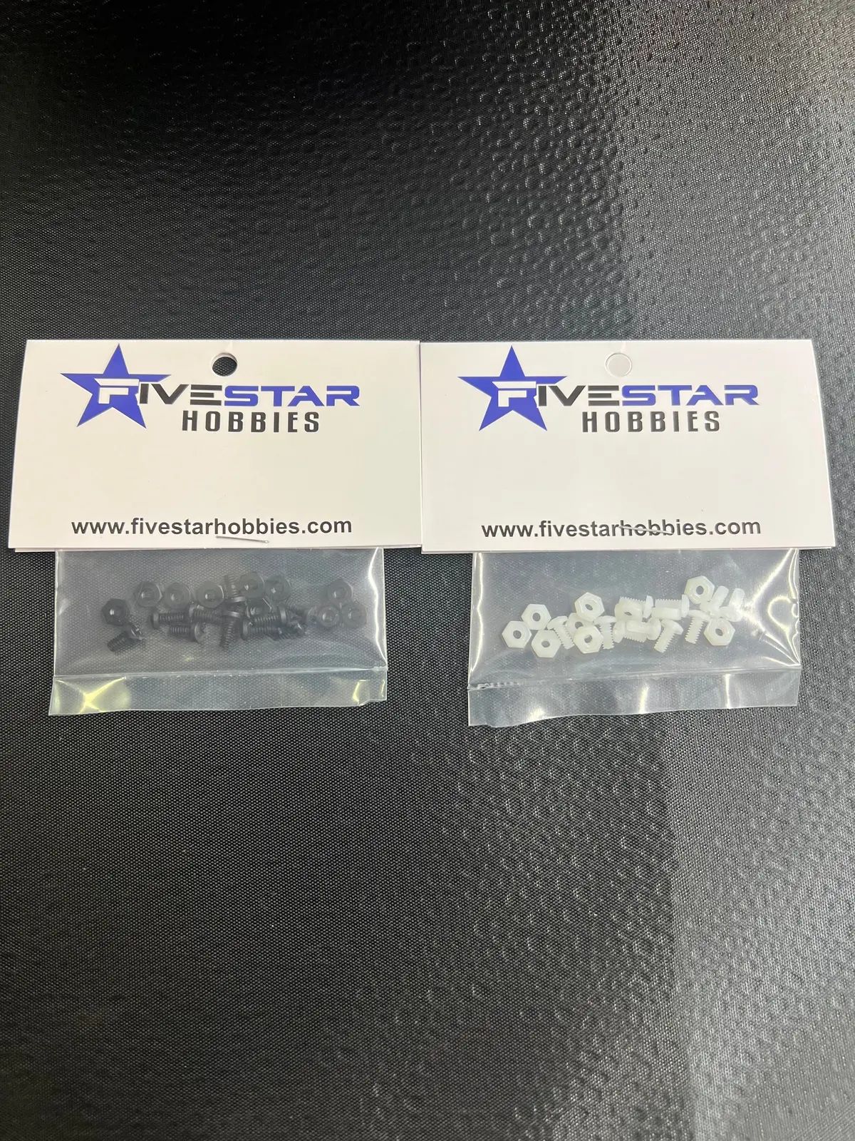 Nylon Screws And Nuts 10 Pack Black Or White 1