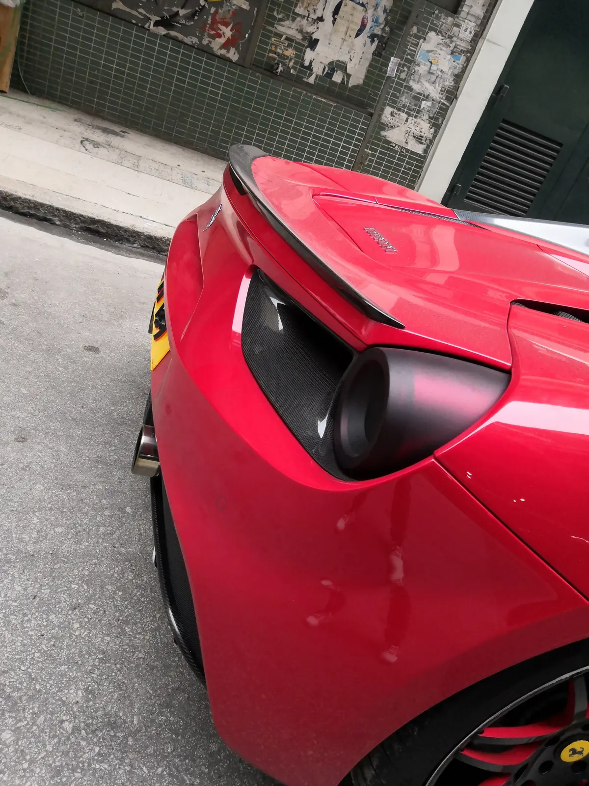 Dmc Ferrari 488 Gtb Gto Forged Carbon Fiber Duck Wing Trunk Lip Spoiler Fits The Oem Coupe 1