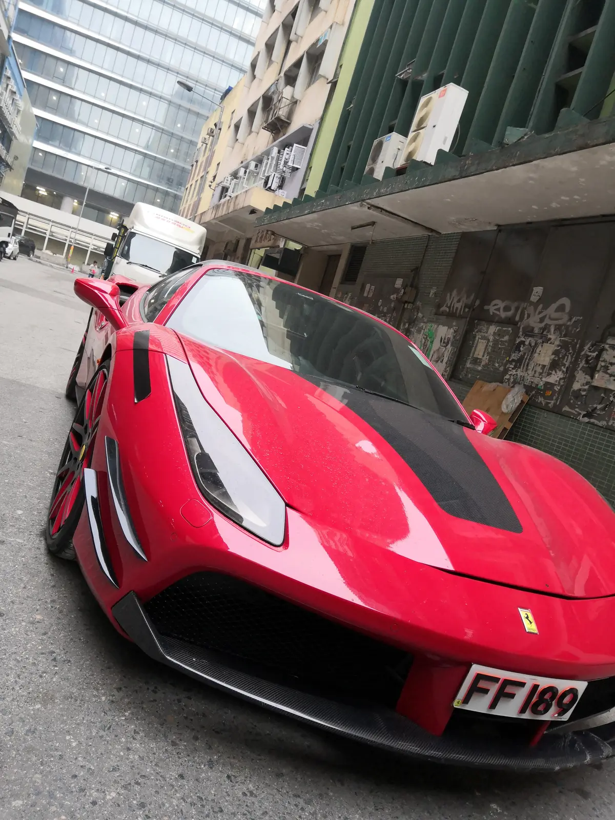 Dmc Ferrari 488 Gtb Carbon Fiber Front Hood Bonnet 1