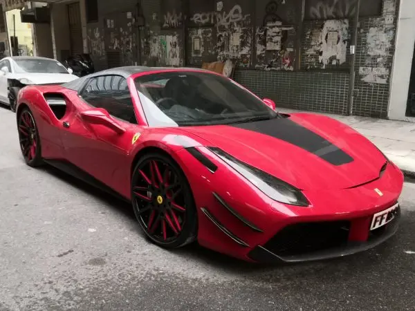 Dmc Ferrari 488 Gtb Front Bumper F1 Carbon Fiber Carnards 1