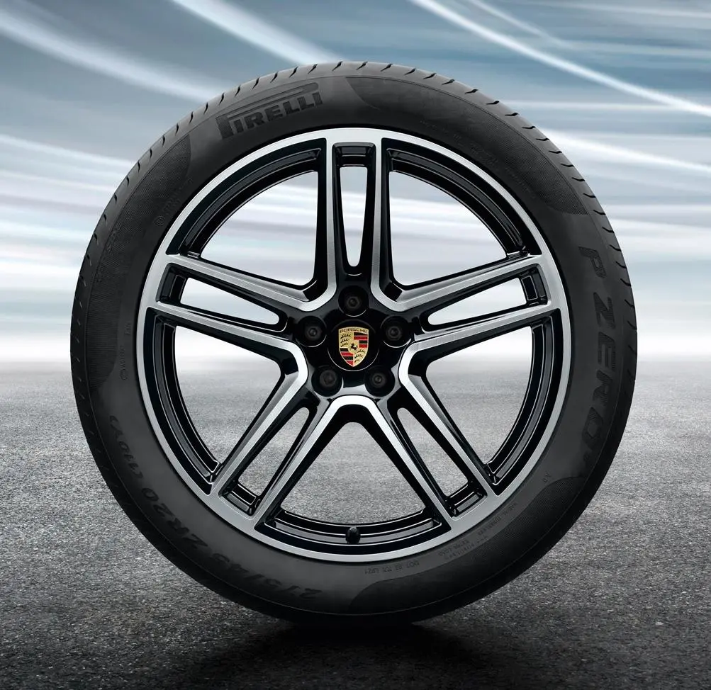 20" Porsche Macan Turbo Oe Complete Wheel Set 1