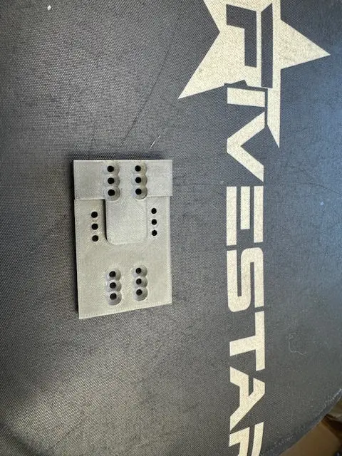 Strip Front Servo Mount Plate Only 1