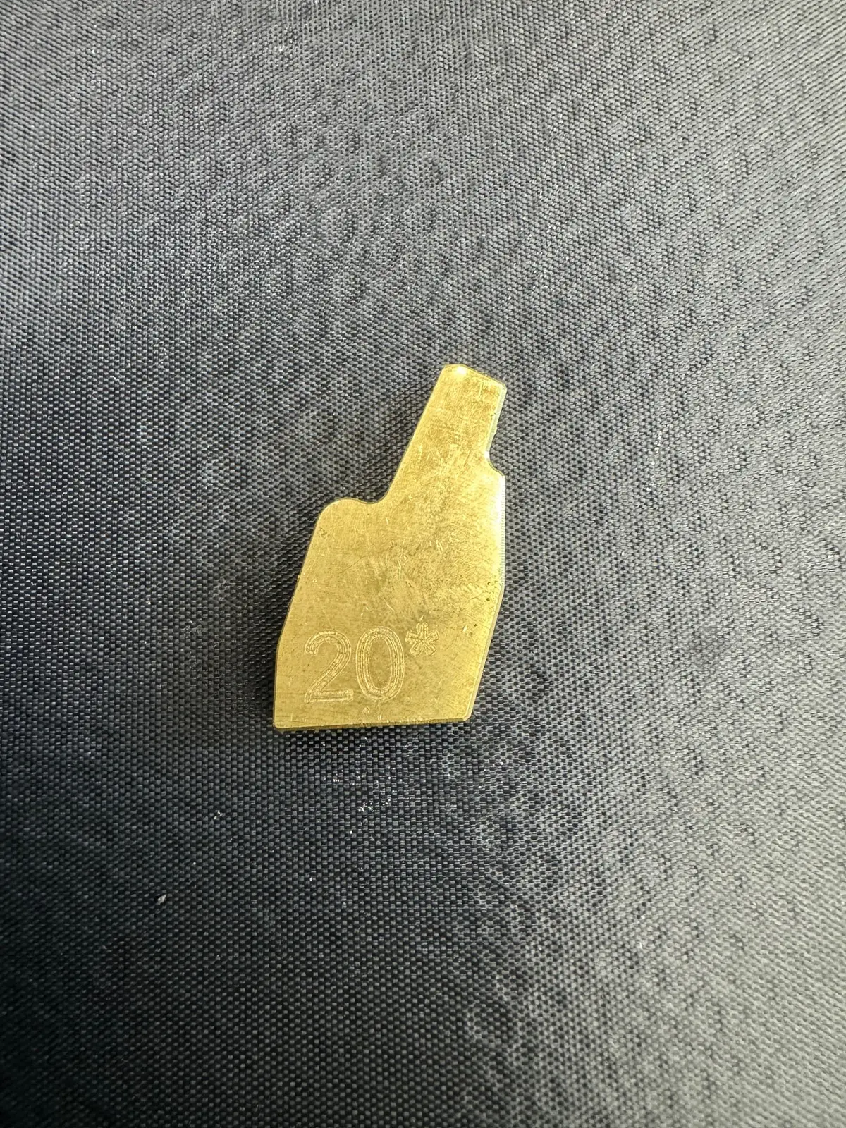62014B 20 Degree Knockout/Impulse Caster Block (Brass) 1