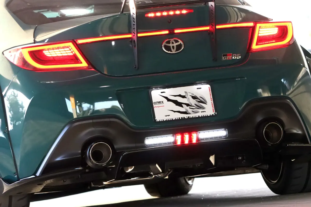 Alpharex 22-24 Toyota Gr86 / Subaru Brz Nova-Series Prismatic Rear Bumper Led Brake Light 1