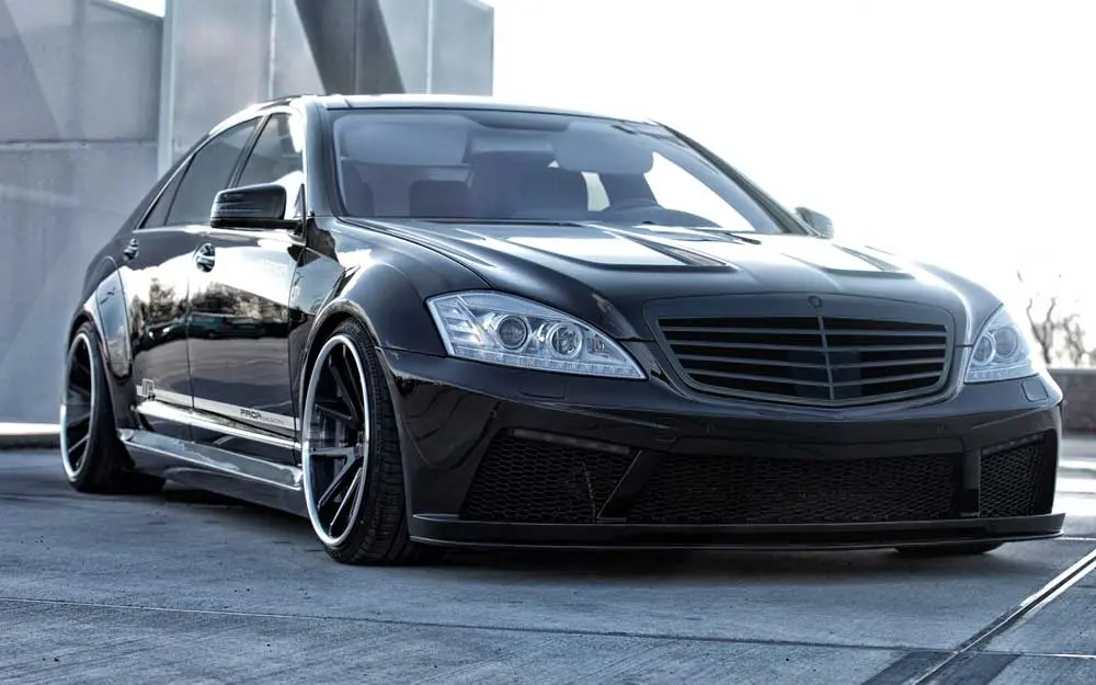 Prior Design Mercedes-Benz W221 S-Class Black Ed V2 Widebody Kit 1