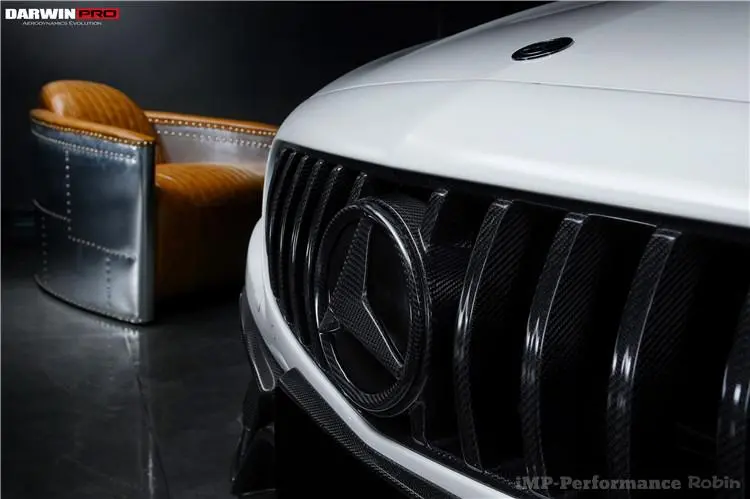 Darwinpro 2015-2018 Mercedes Benz W205 C63/S Amg Coupe Imp Carbon Fiber Logo Cover 1