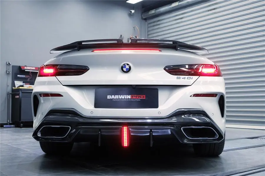 Darwinpro 2018-2022 Bmw 8-Series G14 Convertible Imp Style Carbon Fiber Wing 2