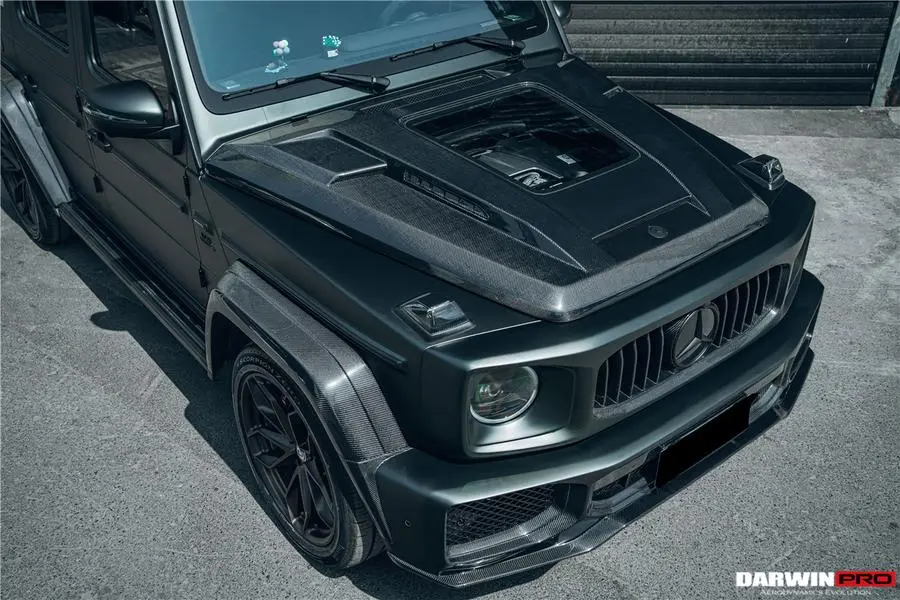Darwinpro 2019-2021 Mercedes Benz W463a / W464 G-Class G500/G550/G63amg Imp Style Hood 1