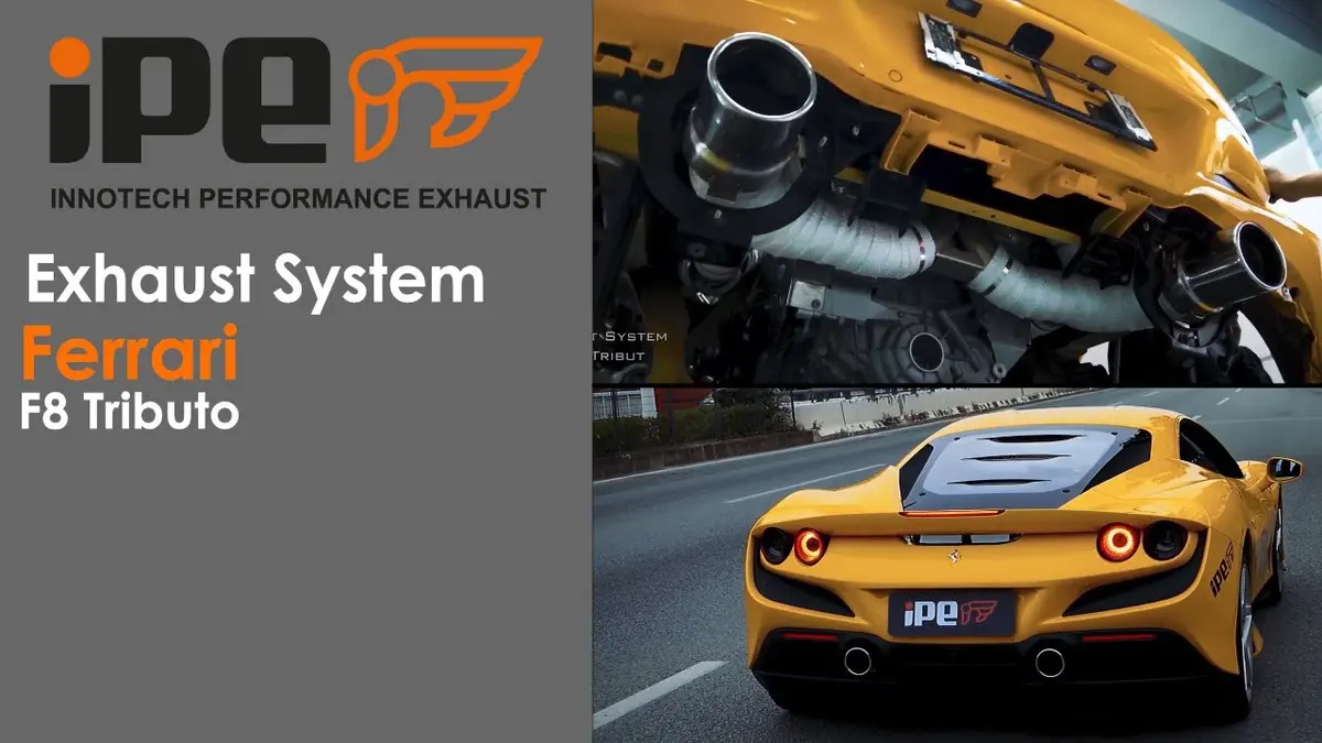 Ipe Ferrari F8 Tributo Coupe / Spider Valvetronic Exhaust System 1