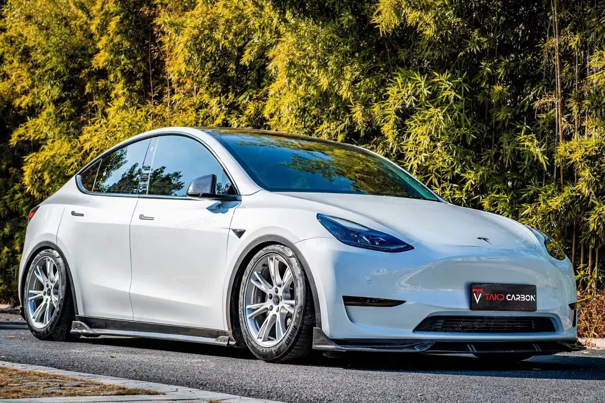 Takd Carbon Dry Carbon Fiber Body Kit For Tesla Model Y 1