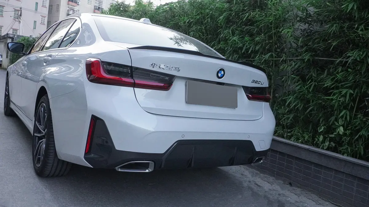 Takd Carbon Carbon Fiber Rear Lip Spoiler Ver. 1 For Bmw 3-Series G20 / G28 2019+ 1