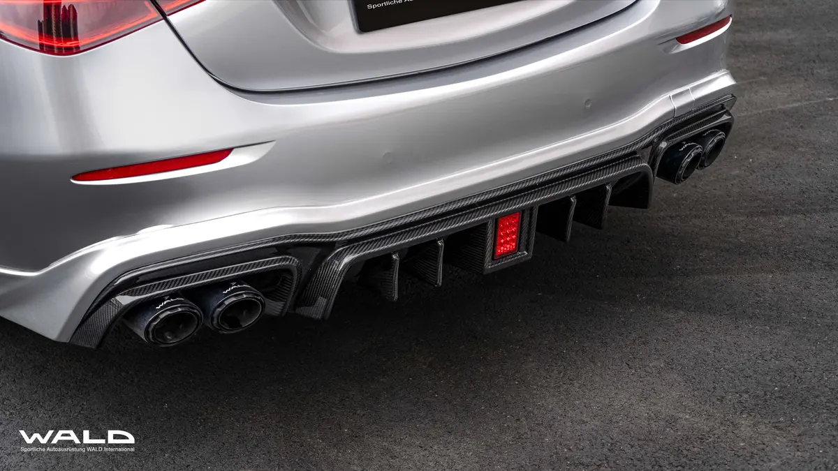 Wald Sportsline Black Bison Quad Exhaust Tips For Mercedes-Benz W223 S-Class 2021+ 1