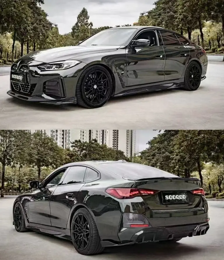 Bmw I4 G26 2022+ Dry Carbon Fiber Aero Kit By Sooqoo 1