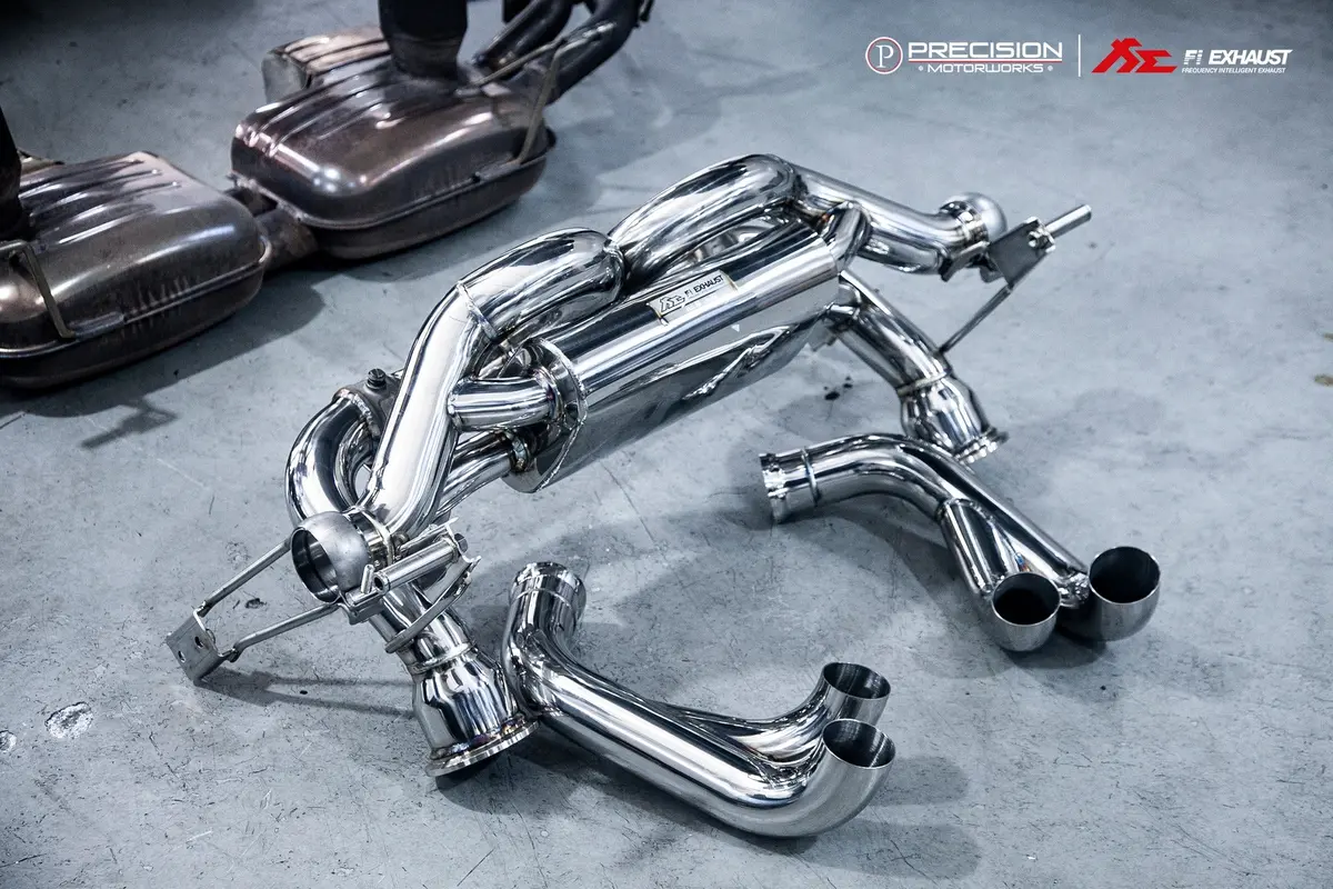 Fi-Exhaust Valvetronic Exhaust System For Audi R8 Mki V8 4.2 Fsi Coupe / Spider (2007-2012) 1