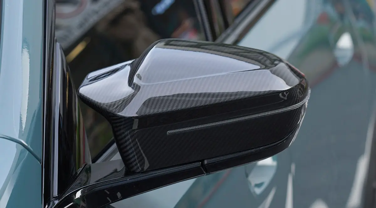 Takd Carbon Dry Carbon Fiber Side Mirror Covers For  Bmw I5 / 5-Series G60 2023+ 1