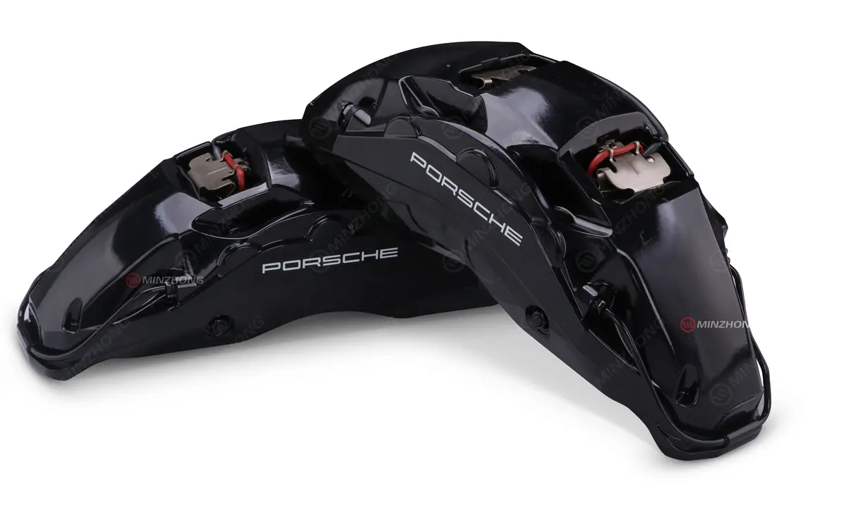 Akebono 10 Pot X Stopflex Carbon Ceramic Disc Front Brake Kit For Porsche Taycan / Taycan Cross Turismo 2019+ 4