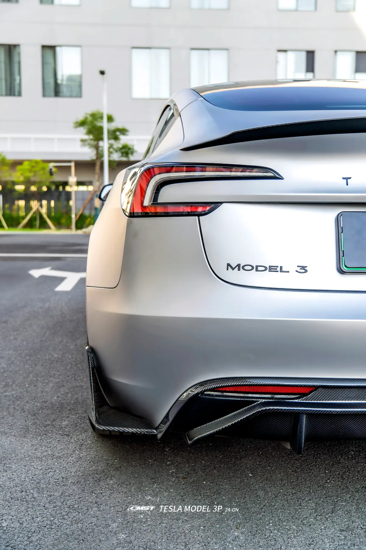 Cmst Dry Carbon Fiber Full Body Kit Ver.1 For Tesla Model 3 Performance Highland 2024+ 12
