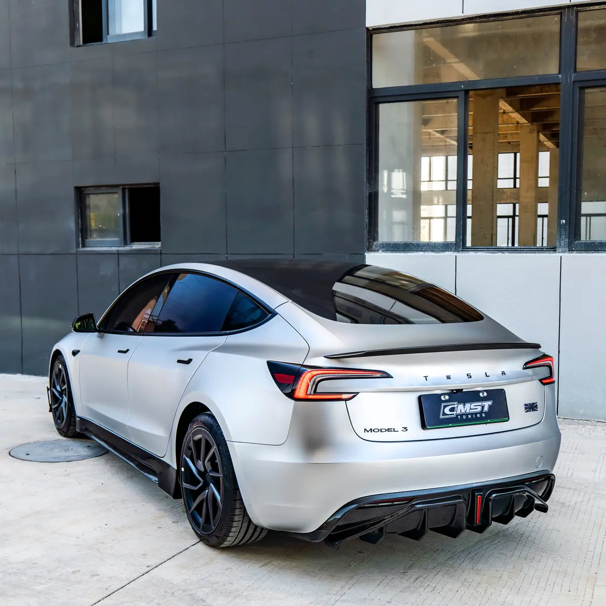 Cmst Dry Carbon Fiber Full Body Kit Ver.1 For Tesla Model 3 Performance Highland 2024+ 10