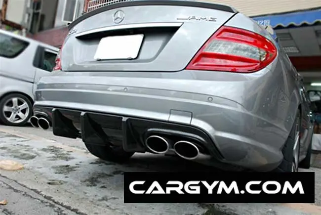 Mercedes-Benz W204 C63 / Amg Tms Style Carbon Rear Diffuser 1