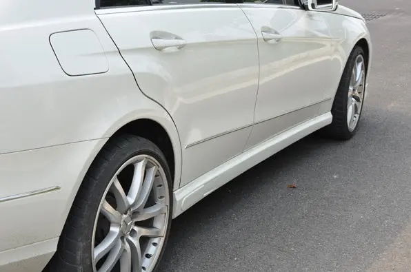 Mercedes-Benz W212 E-Class B Style Side Skirt Set 1