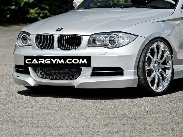 Bmw E82/ E88 1-Series Hartge Style Fiber Front Lip Spoiler 1