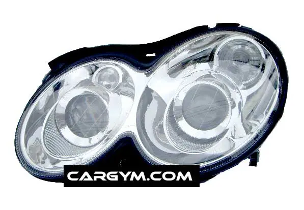 Mercedes-Benz W209 Clk 2003-2009 Chrome Dual Projector Headlight 1
