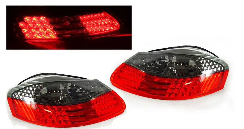 Porsche 986 Boxster 1999-2004 Red & Smoked Led Taillight 1