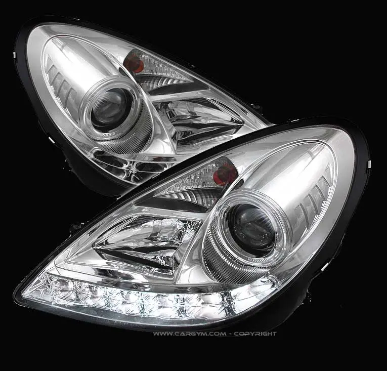 Mercedes-Benz R171 Slk 04-08 Drl Style Led Projector Headlight 1